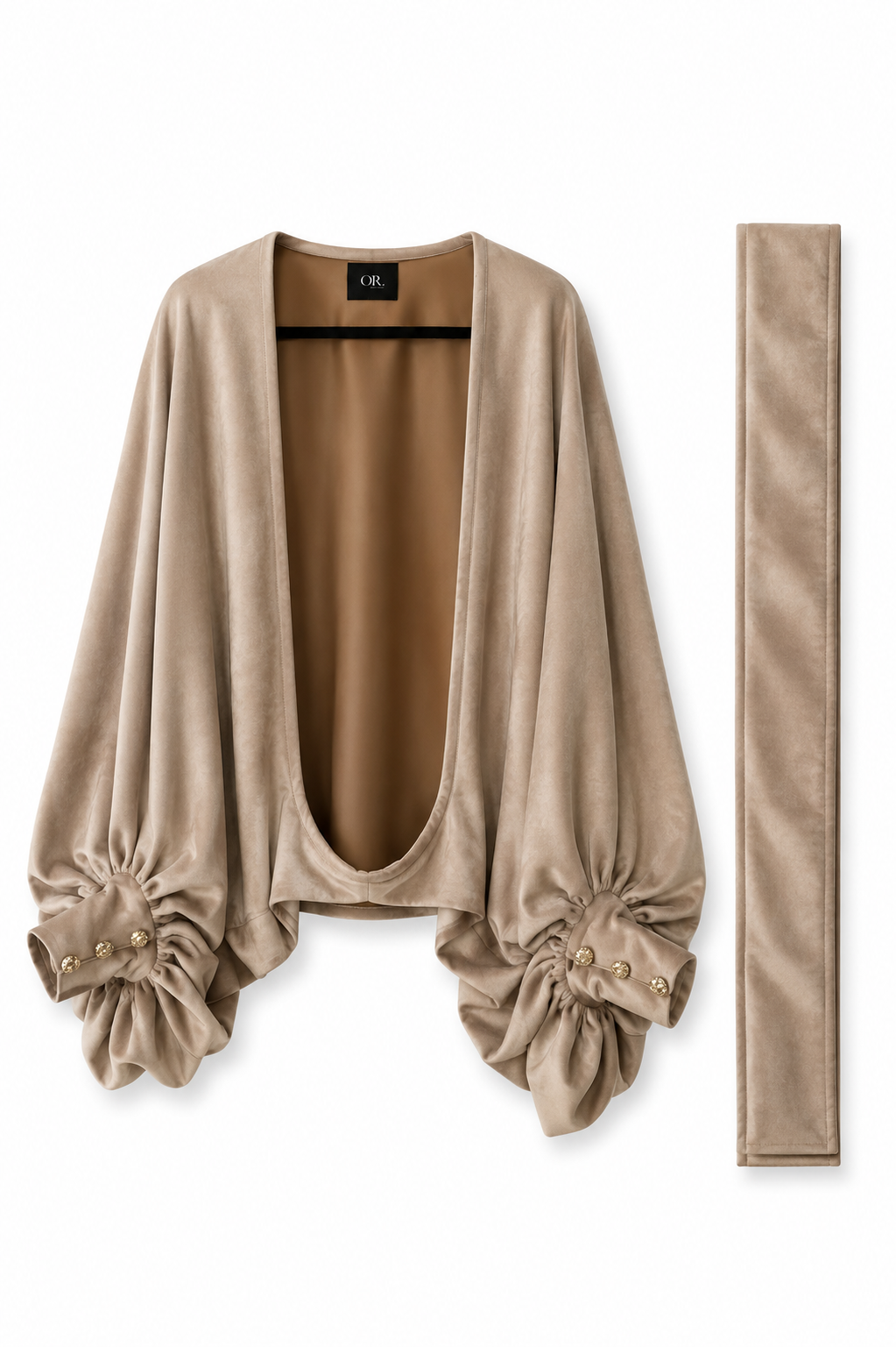 CAPA VELAR SUEDE NUDE