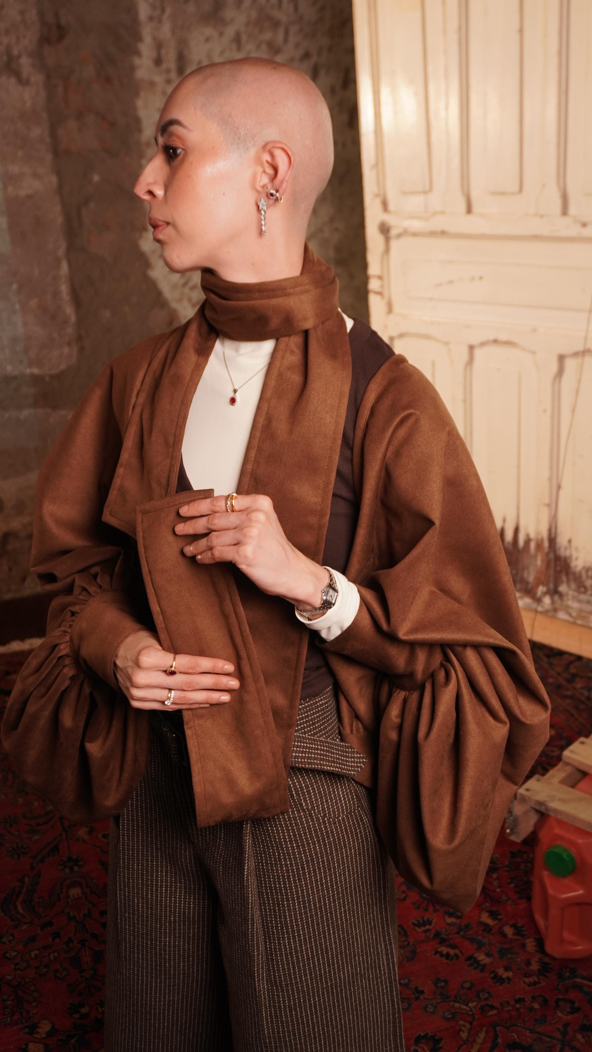 CAPA VELAR SUEDE CHOCOLATE