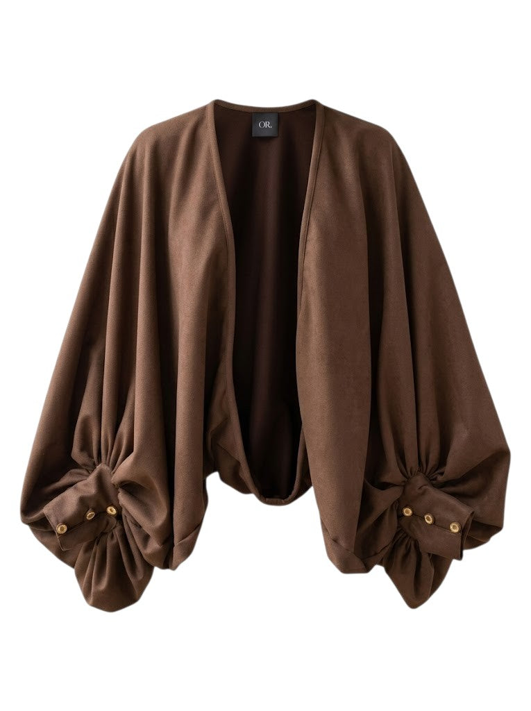 CAPA VELAR SUEDE CHOCOLATE
